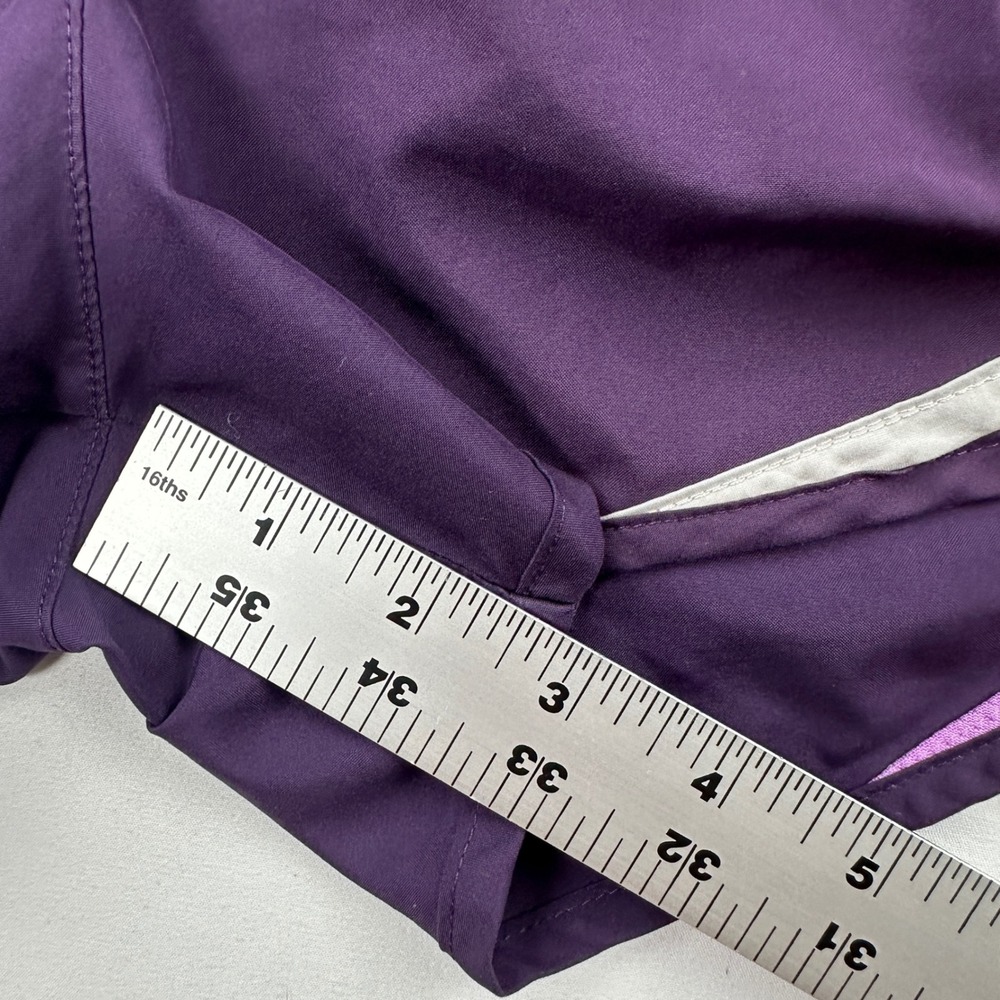 Nike Tempo Dri-Fit Running Shorts Purple Lavender Silver‎ Reflective Womens XS - Picture 6 of 11